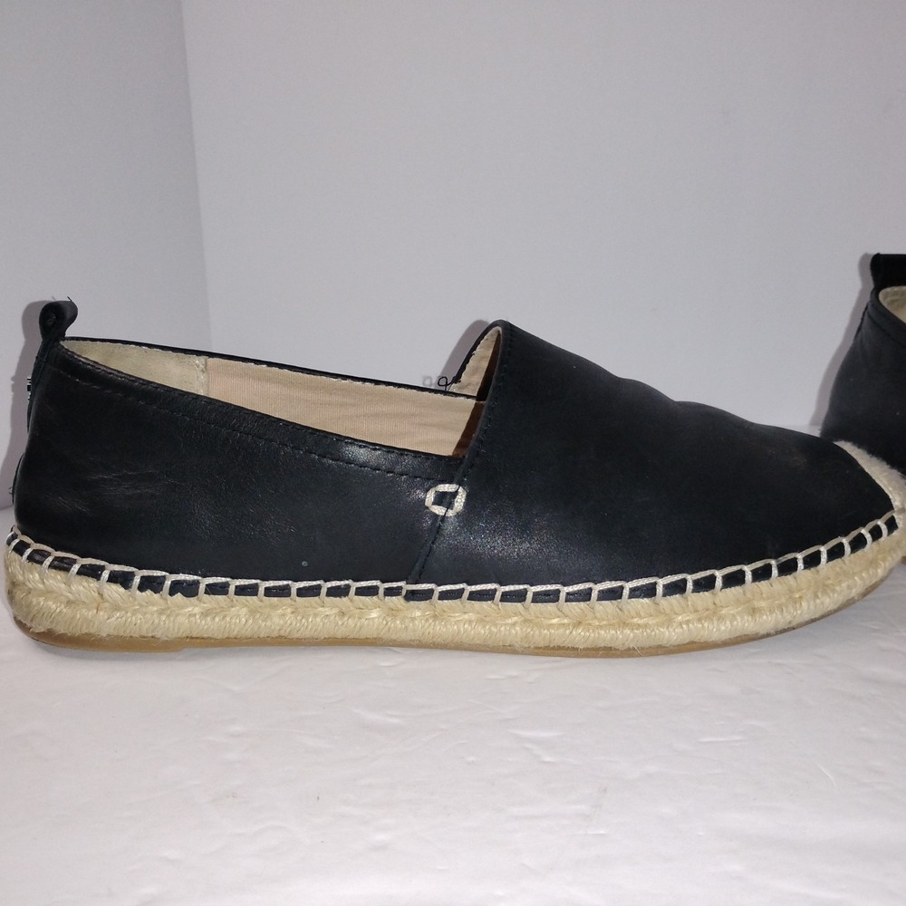 Sam Edelman‎ Women's Black Leather Espadrille Loafers Size 9 - Picture 9 of 16